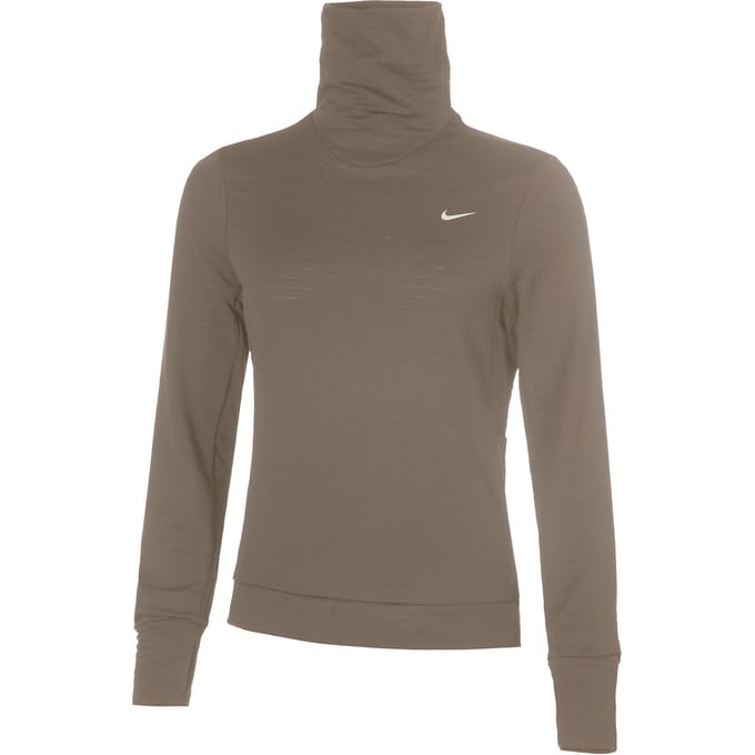 Nike Swift Therma-Fit Hardloopshirt Dames-Bruin