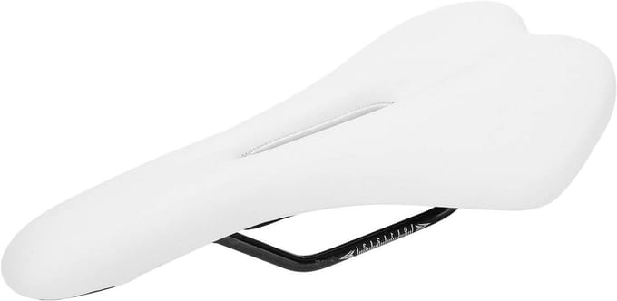 Fietszadel Universeel - Comfortabel Kussen - Buiten Rijden - Ergonomisch Ontwerp - 323g - Wit