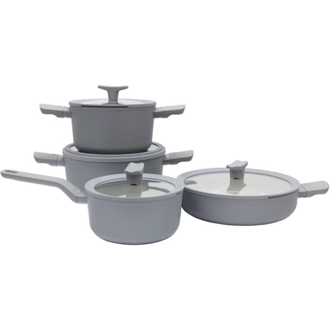 BergHOFF Pannenset Balance Recycled Moonmist 4 delig - Downdraft