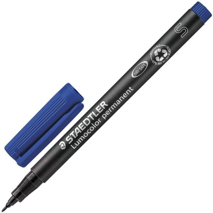 Staedtler Universal pen Lumocolor perm.S 10 pcs blue