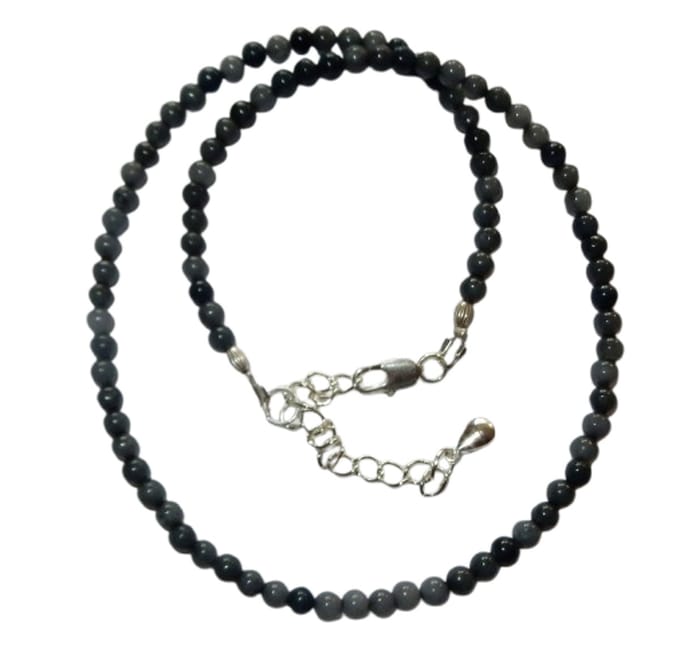 Natuurlijk Agaat Collier Grijs