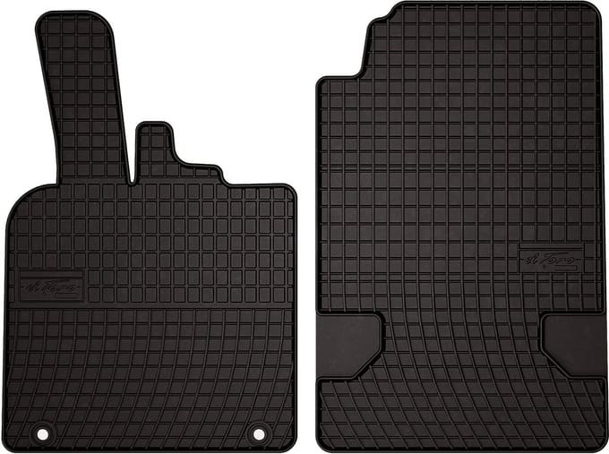 Wielganizator SolidPRO - Auto Vloermatten - Smart ForTwo II - Zwart - 2007-2014
