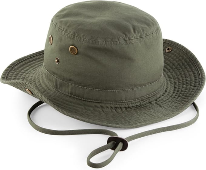 Outback hoed - Bucket hat - Vissershoedje - Safari - Dames en heren - Groen