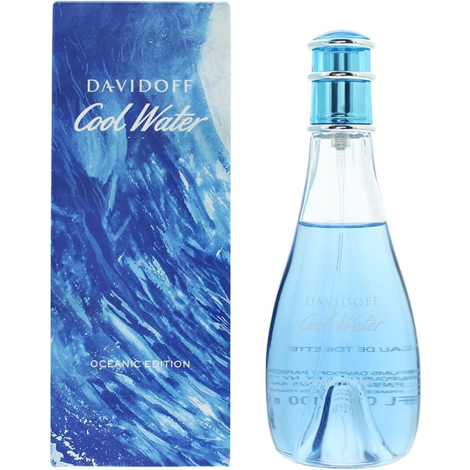 Davidoff Cool Water Oceanic Edition Voor Vrouwen Eau de Toilette 100ml Spray Voor Haar