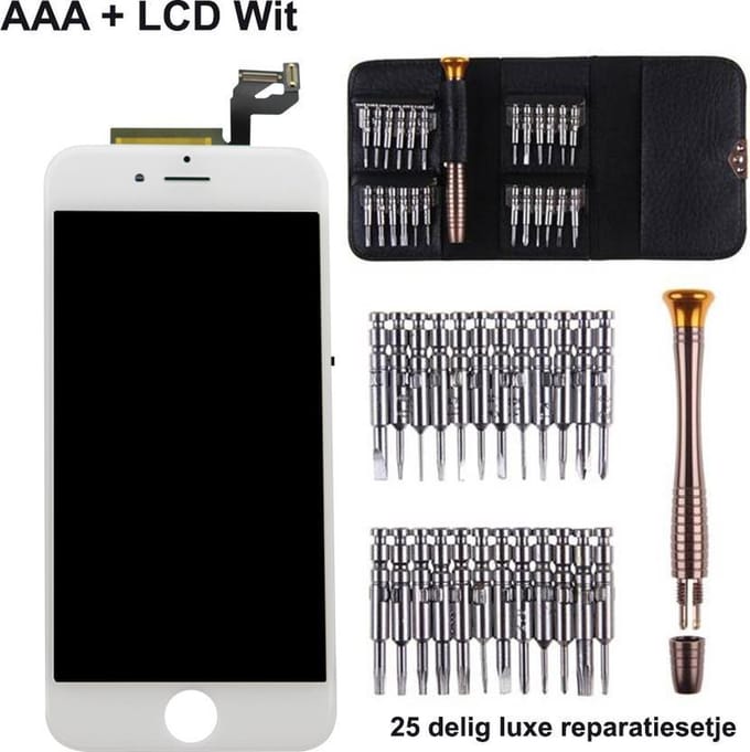 iPhone 6S Plus LCD Scherm Geschikt voor – Premium – Wit