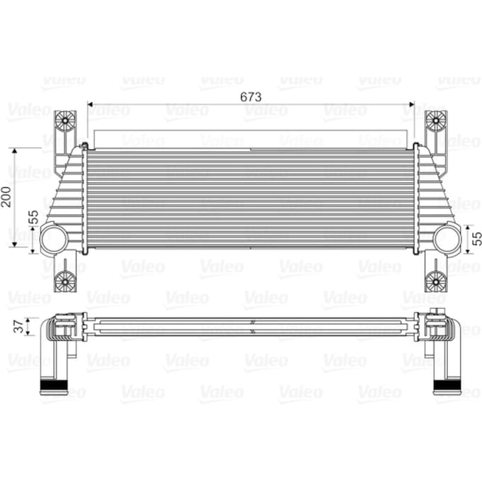 Intercooler VALEO 818352