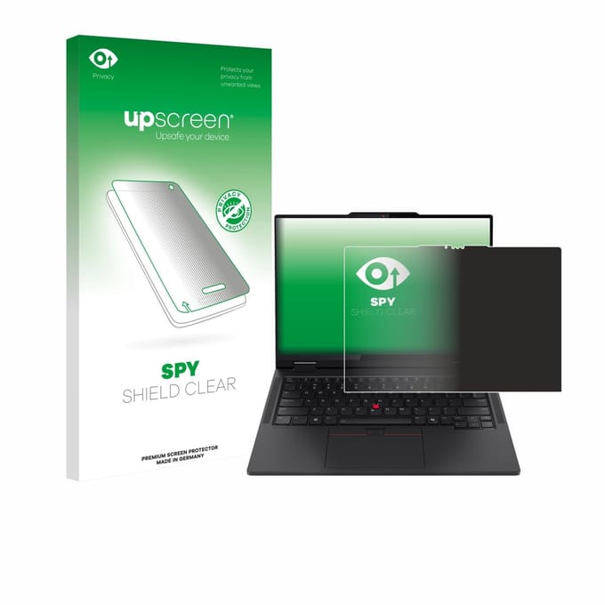 upscreen - privacy screenprotector voor Lenovo ThinkPad T14s 2-in-1 Gen 1 - Folie Beschermfolie Blauwlichtfilter