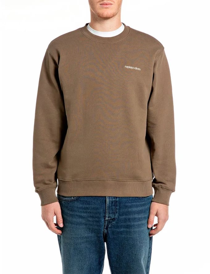 Replay M13lr.000.7242ow Sweatshirt Bruin L Man