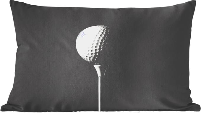Sierkussens - Kussentjes Woonkamer - 60x40 cm - Golfbal - Minimalistisch - Wit