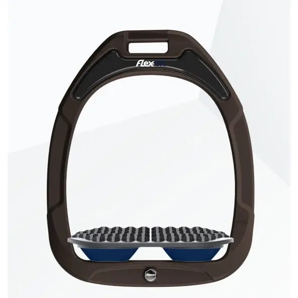 Endurance stijgbeugels Bruin/Grijs/Marine Flex-On Green Composite