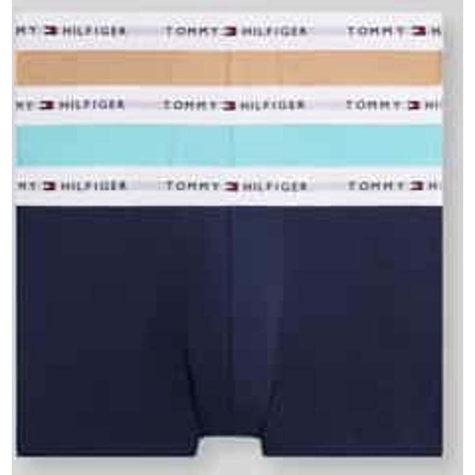 regular fit trunks van katoenmix in set van 3