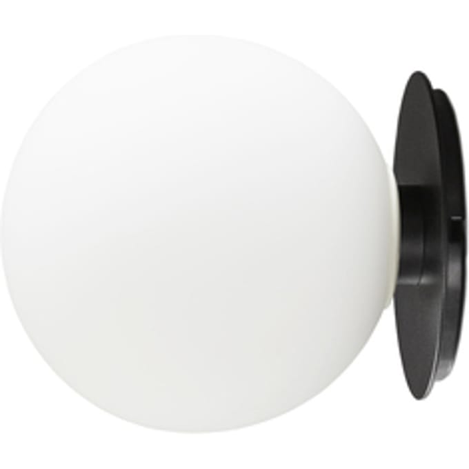 Audo Copenhagen Audo TR Bulb LED plafondlamp, zwart/opaak, 22 cm, dimbaar