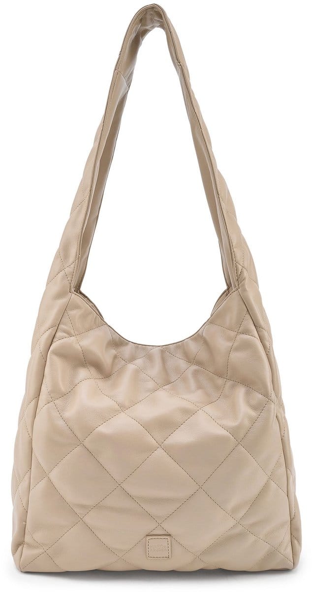 FREDsBRUDER schoudertas Comfy Carry Hobo Light Camel beige