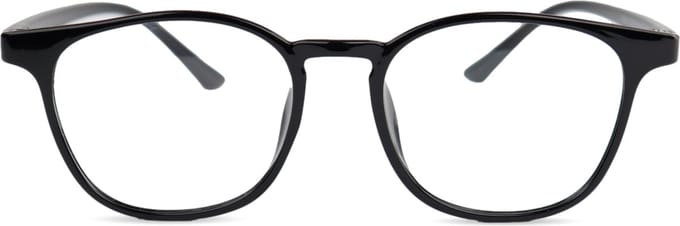 Montour Blauw Licht Bril Zonder Sterkte - KRIS - Vierkant Model - Zwart - Computerbril - Blue Light Glasses