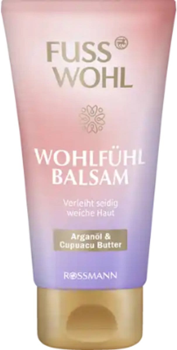 Fusswohl Feel-good Balsem Voetcrème | 1x 75 ml - Met arganolie, glycerine en cupuacu-boter