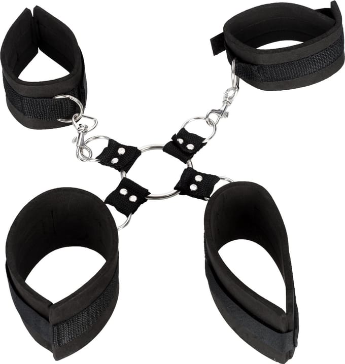 Pipedream Fetish Fantasy Boeien Extreme Hog-Tie Kit zwart