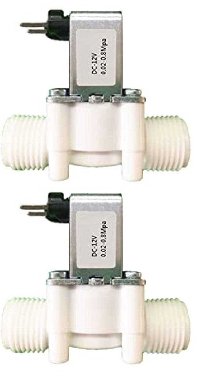 Dailygoods - Set van 2 12V DC Magneetventielen voor Watertoevoer