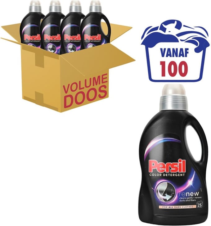 4x Persil Gel - 25sc1.25L - Renew - Black Wasmiddel