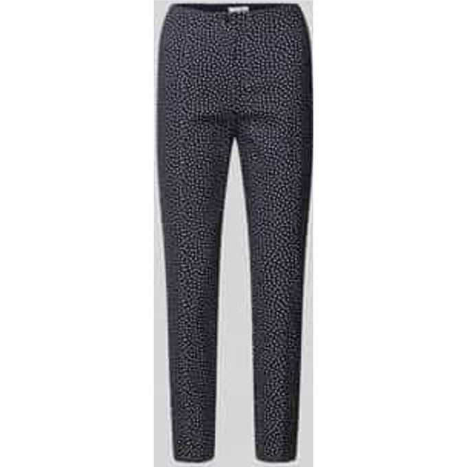 Slim fit stoffen broek met verkort model