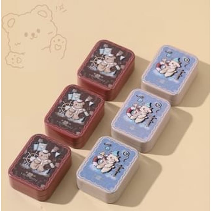 YIGU DIGU - Sailing Series Retro Metal Box Blusher - 6 Colours D02# - 3g