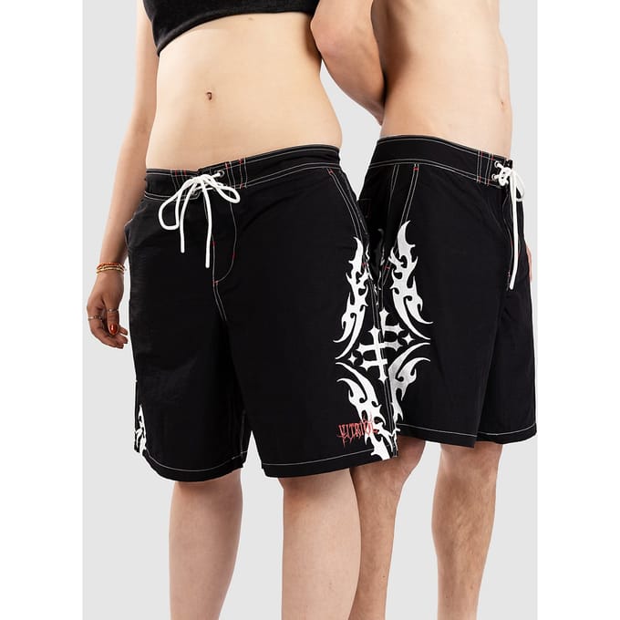 Vitriol 20" Tattoo Boardshorts zwart