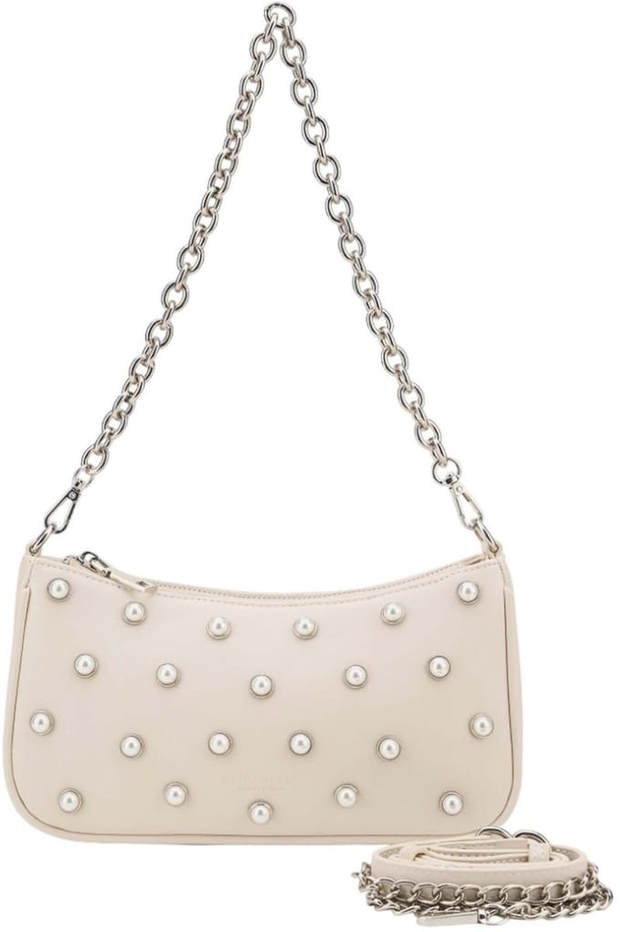 SEIDENFELT MANUFAKTUR Schoudertas Tydal Pochette Bag Cream Crème