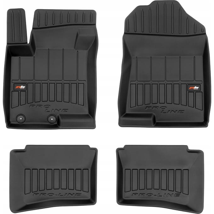 Frogum Proline - Automatten - HYUNDAI BAYON vanaf 2021 - 3D Design - Hoge Rand - Antislip