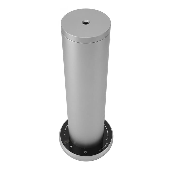 Aroma Diffuser 120ml Bluetooth Eenvoudig te Bedienen Antislip Aluminium 4.5W Cilindervormig Geur Lucht gray