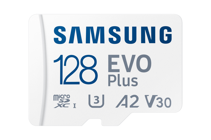 Samsung EVO Plus - Micro SD Kaart - Inclusief SD Adapter - 160 MB/s - 128 GB