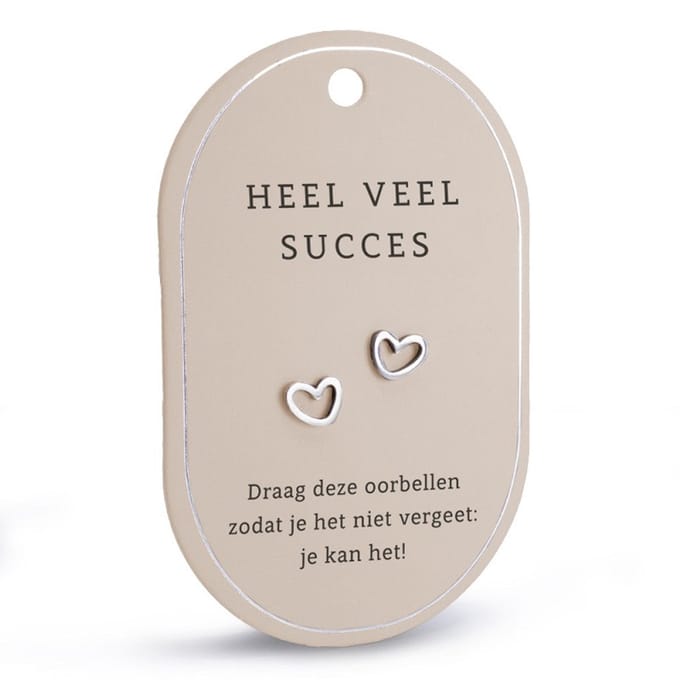 Oorbellen - Heel veel Succes