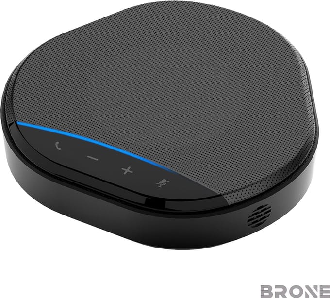 Brone M6 Speakerphone - Conferentie Speaker - 360° Microfoon - Online meetings - Vergadermicrofoon