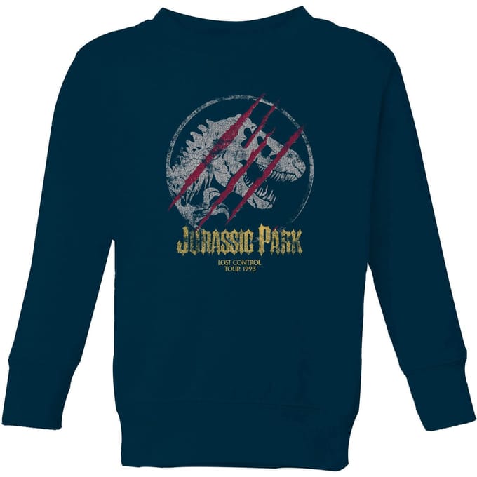 Jurassic Park Lost Control Kids' Sweatshirt - Navy - 122/128 (7-8 jaar)