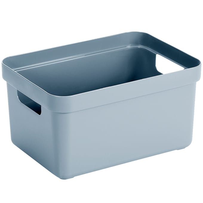 Sunware - Sigma home opbergbox 5L blauw - 25,2 x 17,5 x 12,2 cm