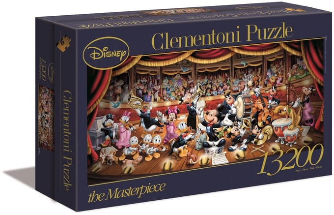 Clementoni - Puzzel - 13200 Stukjes - Disney Orchestra - Puzzel Voor Volwassenen