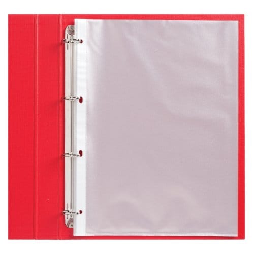 Showtas Quantore A4 4-gaats PP 0.08mm nerf 100 stuks