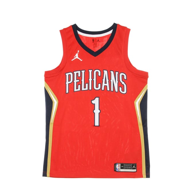 Basketbaltanktop voor heren Nba Swingman Jersey Jordan Statement Edition 2020 nr. 1 Zion Williamson Neopel University rood