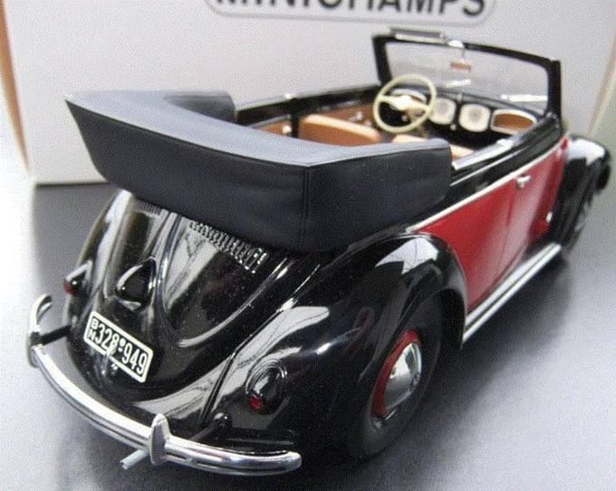 Volkswagen Beetle Convertible 1949 - 1:18 - Minichamps