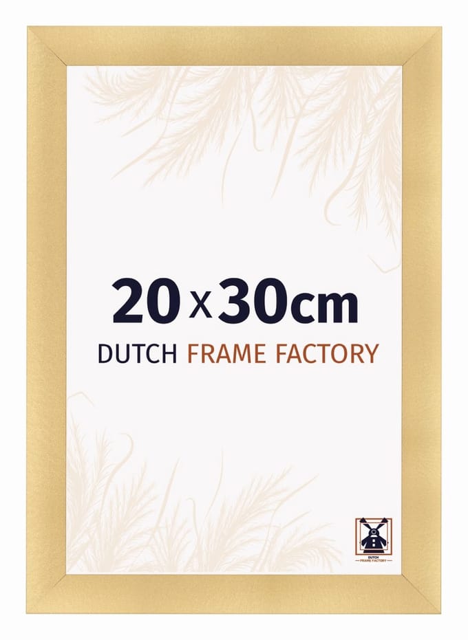 Fotolijst 20x30 cm - MDF - Goud Mat - Praag