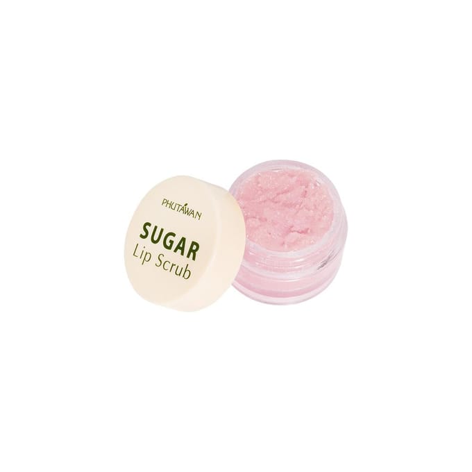 Phutawan Suiker Lip Scrub, Ervaar de Tropische Frisheid op uw Lippen, 12 g. 12 g. white