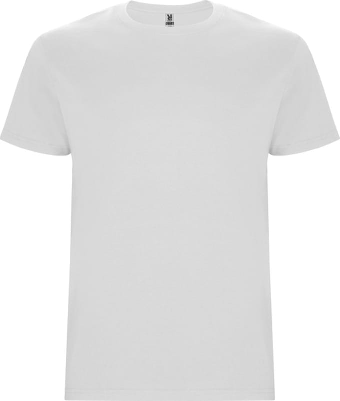 4 Pack T-shirts unisex met korte mouwen, 190 gram 'Stafford' Wit - M