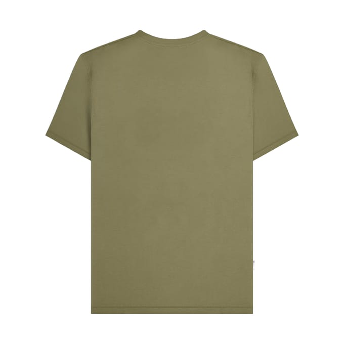 Lambretta Heren Target Kwadrant Groot & Lang T-Shirt (Khaki)