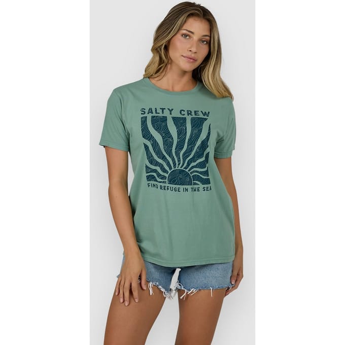 Salty Crew Perfect Set B.F T-Shirt groen