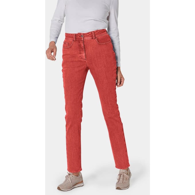 Corrigerende broek - terracotta - Gr. 255 van Goldner Fashion
