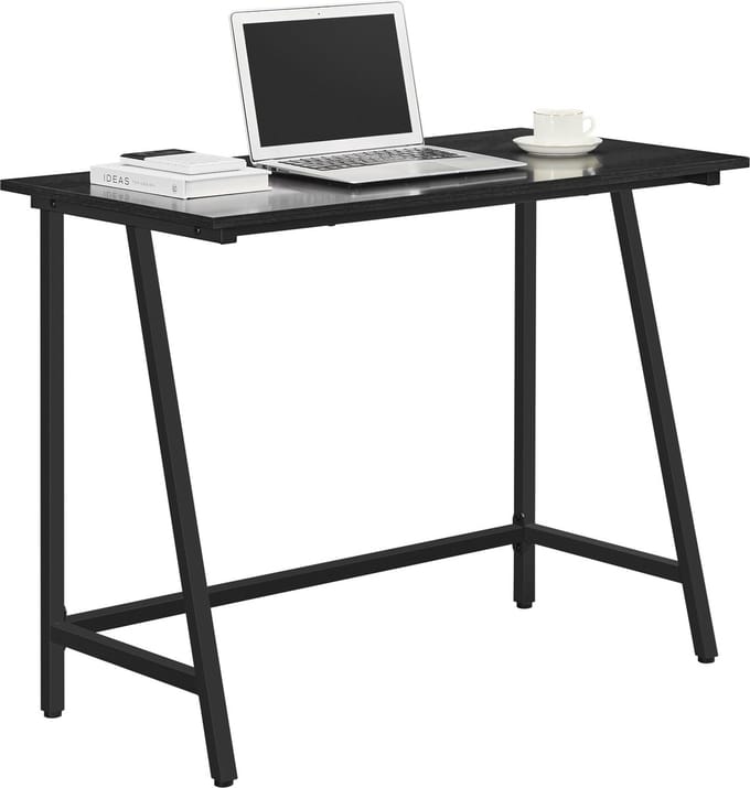 ACAZA Bureau - Bureautafel - Zwart - 100 x 50 x 75 cm (B x D x H) - Desk - Computertafel - Laptoptafel - Computerbureau