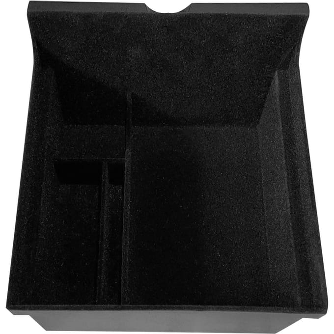 Center Console Organizer Tray replacement for Tesla Model 3 Y  Latest 2021 Hidden Cubby Drawer flocking black