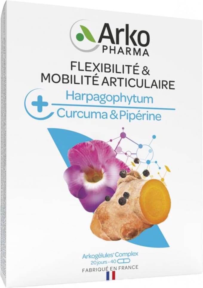 Arkopharma Arkogélules Complex Flexibilité et Mobilité Articulaire 40 Gélules