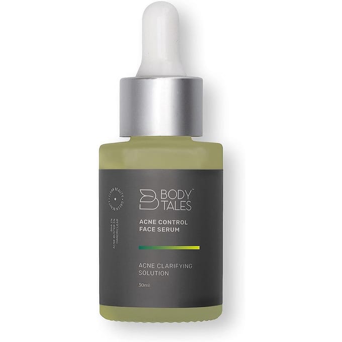 Bodytales Acne Control Face Serum Acne Clarifying Solution 1 fl oz Verminderde acne 30 ml schoon
