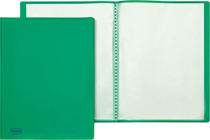 Favorit 100460251, Polypropyleen (PP), Groen, 20 vel, 220 mm, 300 mm