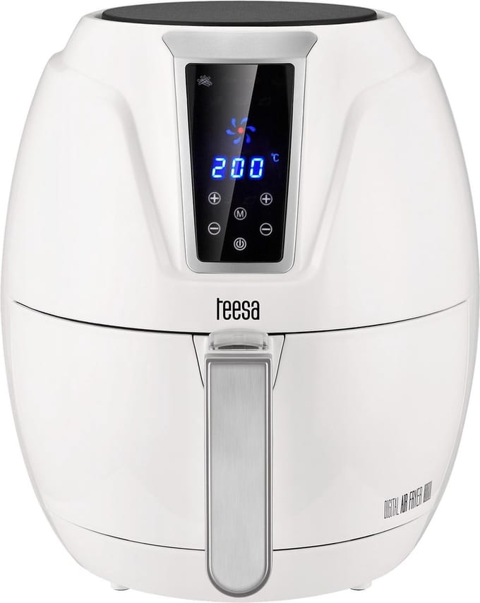Teesa TSA8046W - Digitale airfryer, 3,2 liter, wit