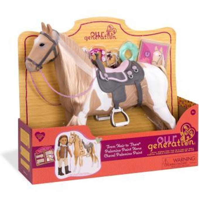 Our Generation Palamino beige/wit 51cm Poppen toebehoren